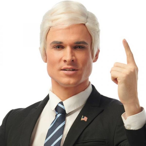 Joe Candidate Wig - white