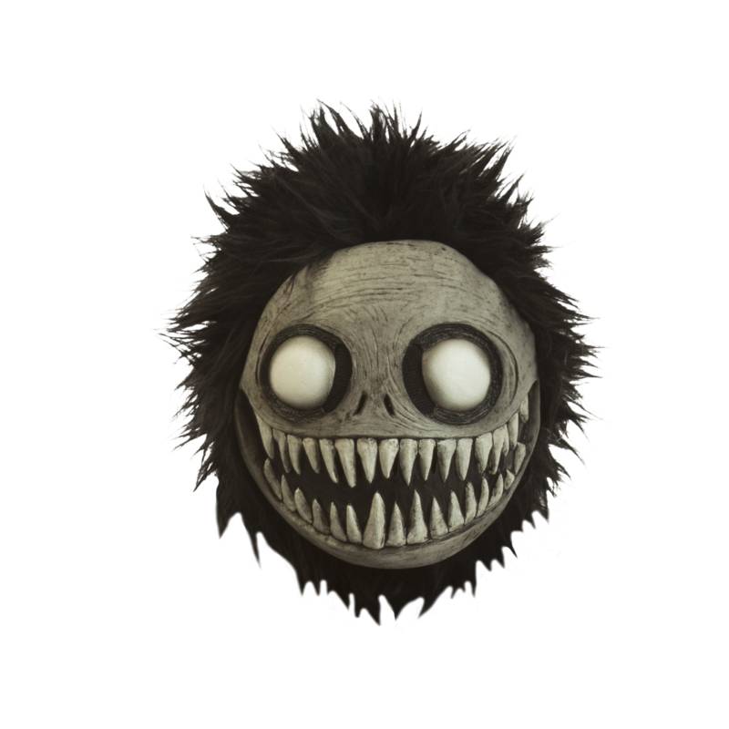 Creepypasta Zalgo Paranormal caractères Adulte Halloween Latex Front Masque 