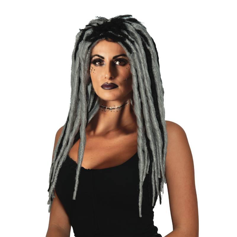 black dreadlock wig