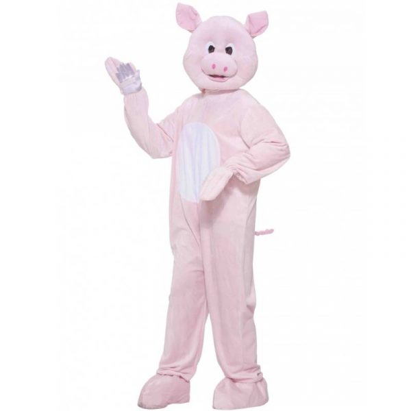 Plush Pinky Pig Mascot Costume