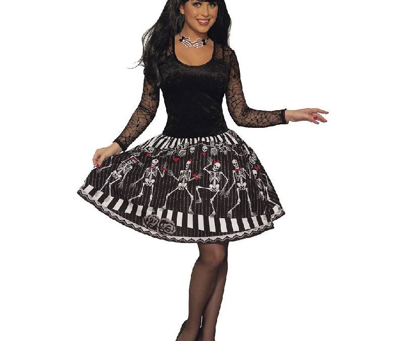 Skeleton Chorus Dress Halloween Costume