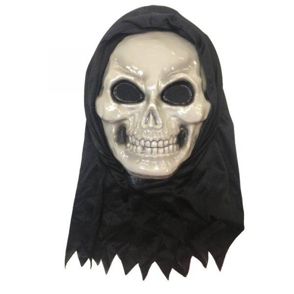 Hooded 3D Skull Mask