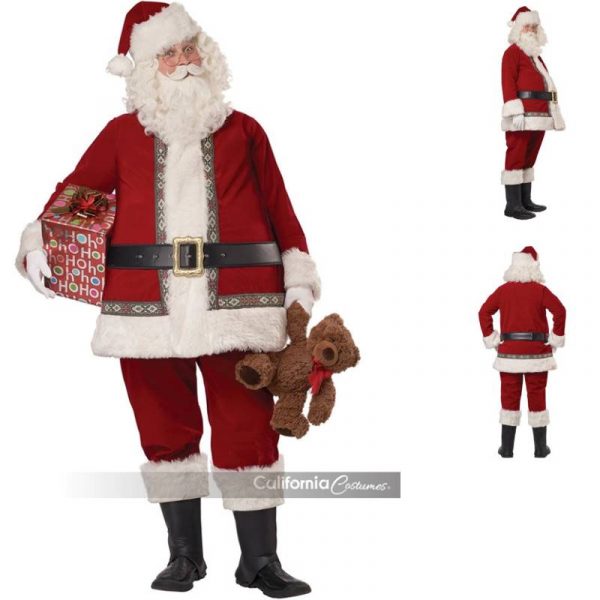 Deluxe Santa Suit w Accessories