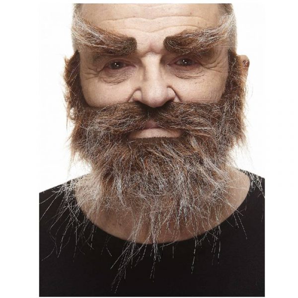Deluxe Full Beard Moustache Eyebrows Set