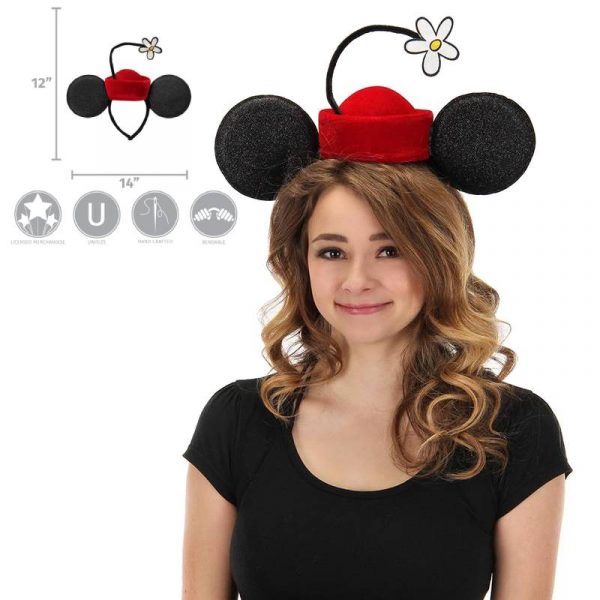 Disney Vintage Minnie Mouse Flower Hat