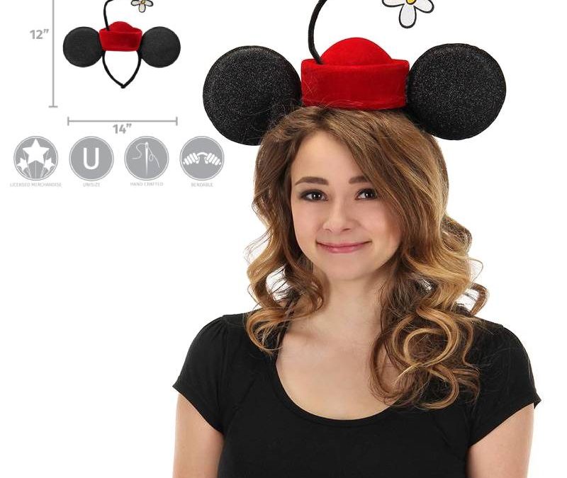 Disney Vintage Minnie Mouse Flower Hat