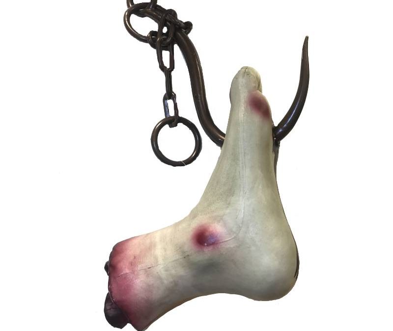 24″ Costume Hanging Meat Hook Foot