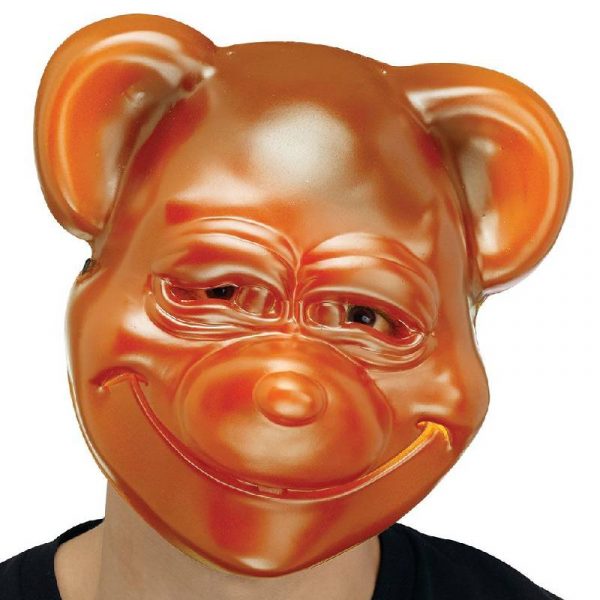 Orange Goofy Gummy Bear Mask