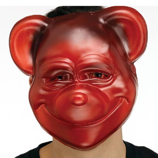 Red Goofy Gummy Bear Mask