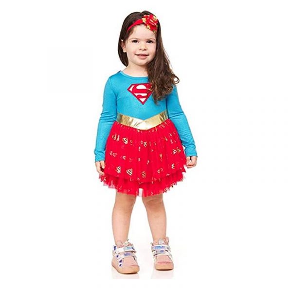 Super Girl Toddler Dress Costume