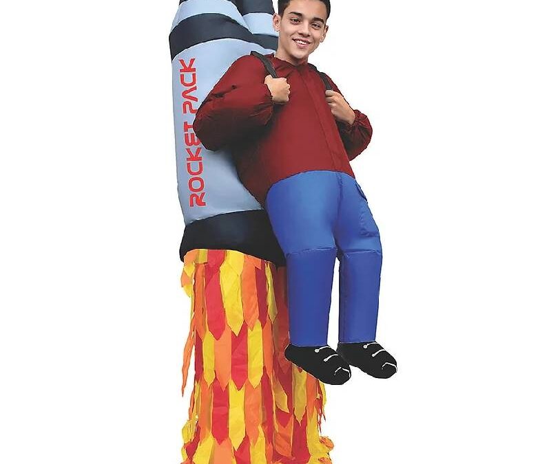 Inflatable Jet Pack Adult and Child Costumes Unisex