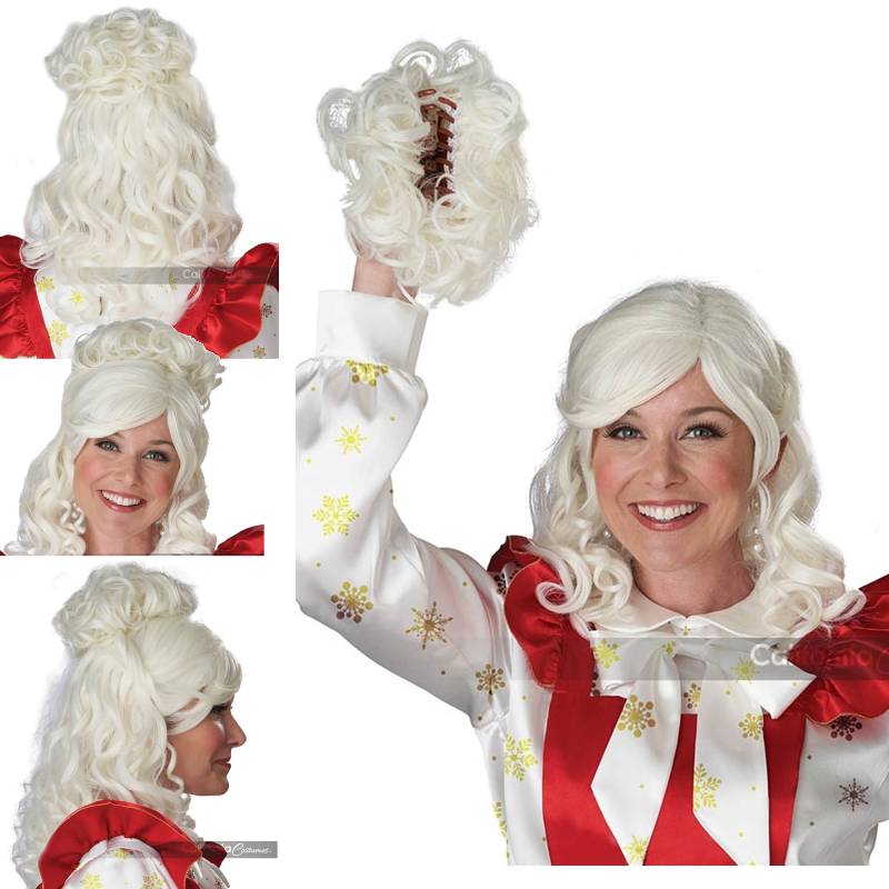 Mrs claus wig Clearance