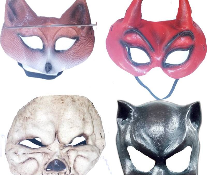 Character Latex Half Mask