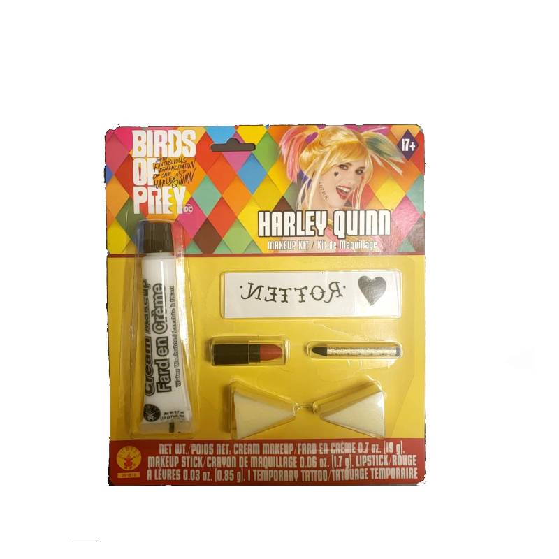 Birds of Prey Harley Quinn Adult Makeup Kit