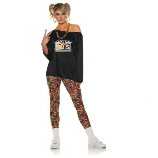 Printed Fabric 90s Leggings Cappel's