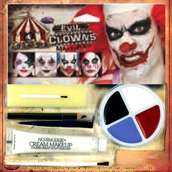 Evil Clowns Makeup Kit