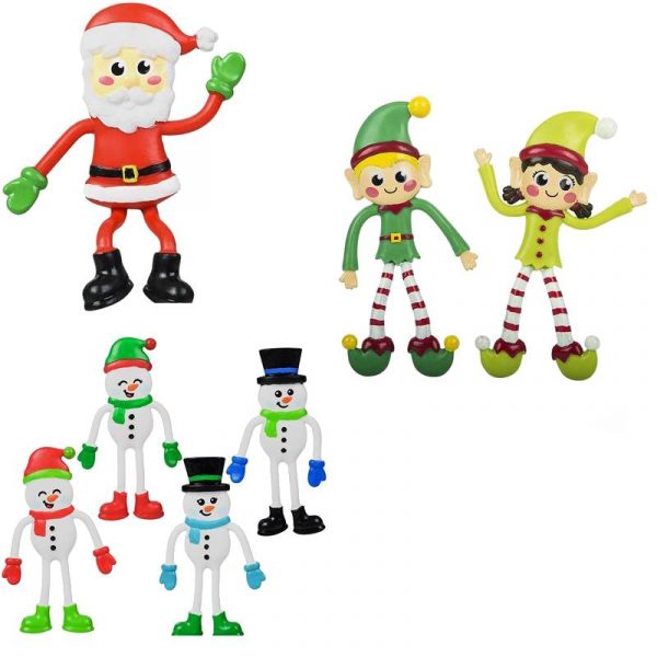 4.5-inch-bendable-christmas-elf-santa-snowman