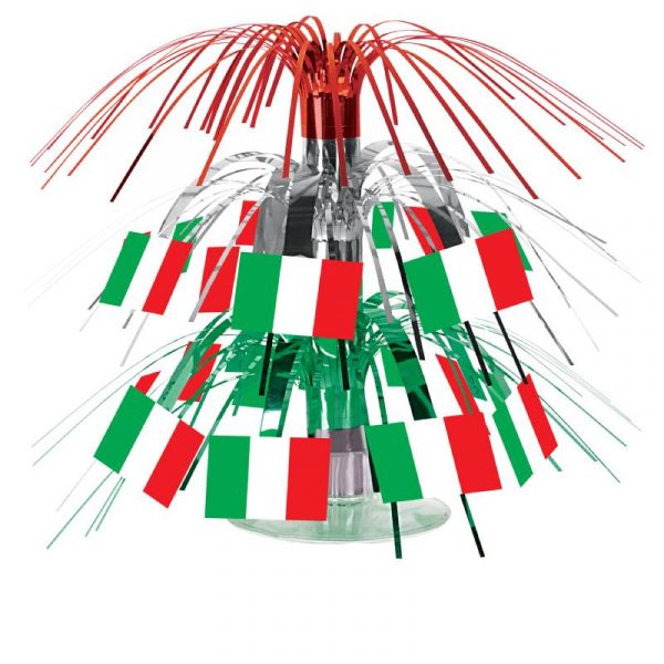 Italian Flag Cascade Centerpiece