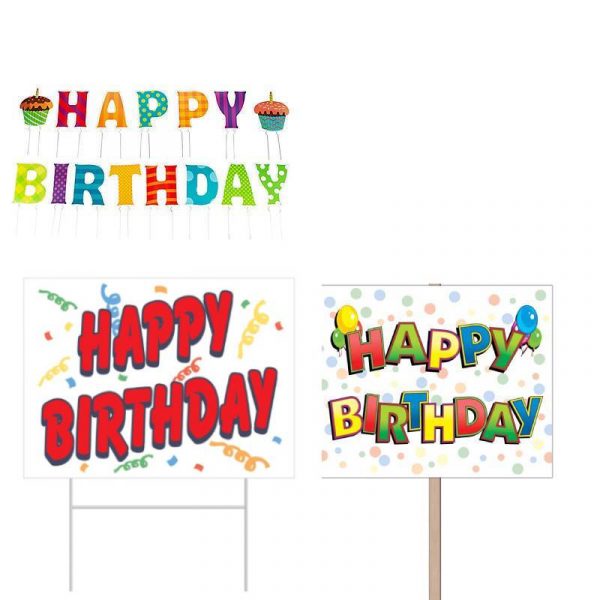 Happy Birthday Yard Sign Cappel's