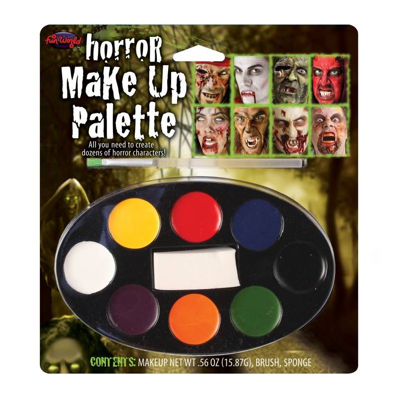 Cream Makeup Palette Festive Horror Character - Cappel's
