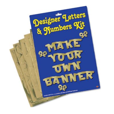 Designer Letters and Numbers Kit