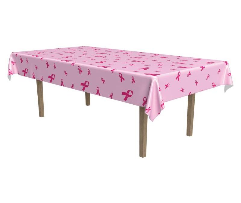 Pink Ribbon Table Cover
