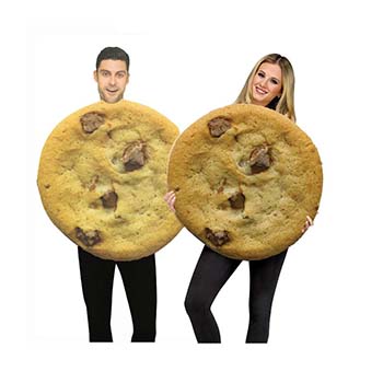 Two Chocolate Chip Cookie Costumes