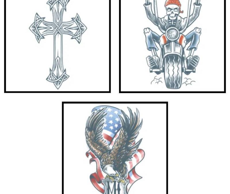 Temporary Tattoos- Biker Series