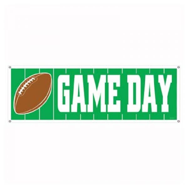 Game Day Football Sign Banner