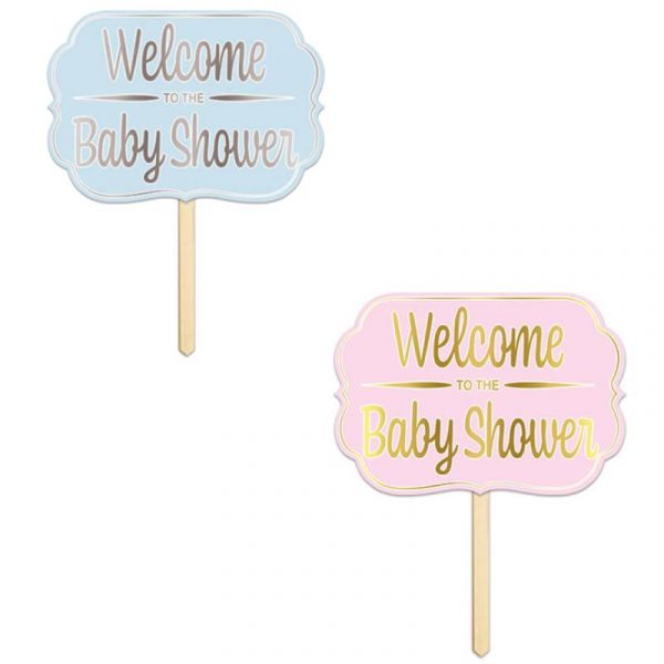 Foil Baby Shower Yard Sign