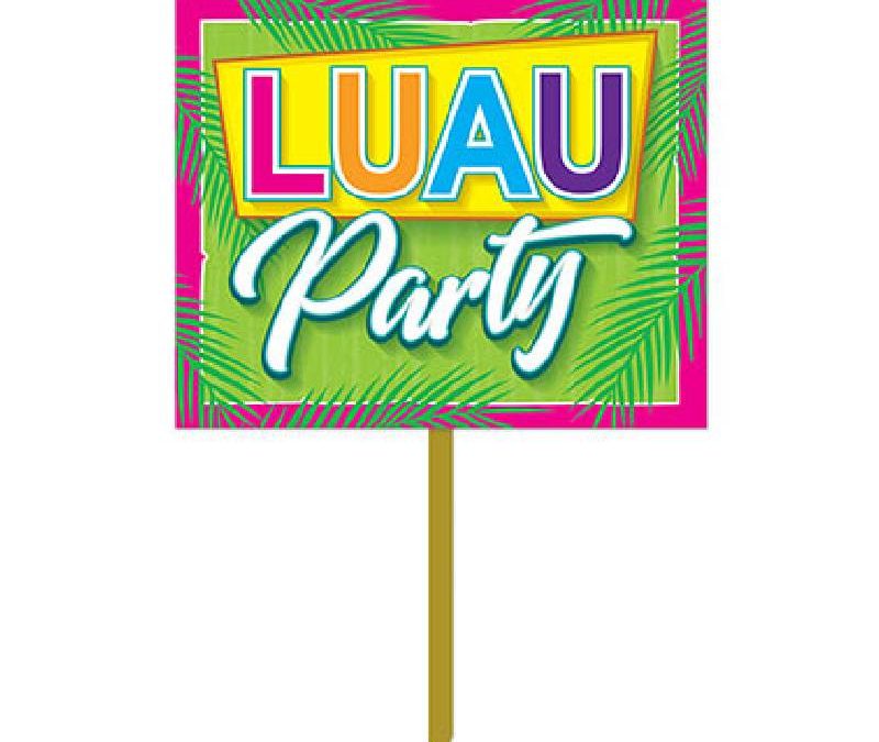 Luau Party Yard Sign