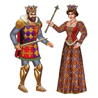 Jointed Royal King and Queen