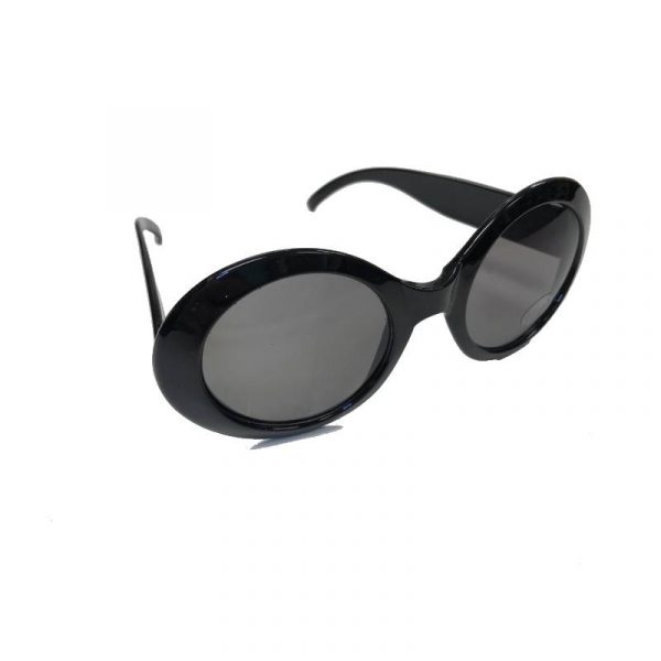Buy Oval Lens Solid Color Sunglasses Black or White Cappel's
