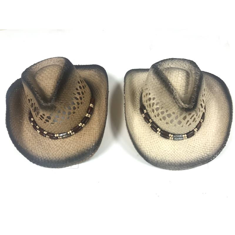 Wire Brim Black Brushed Western Hat Bead Band - Cappel's