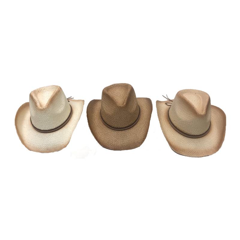 Straw hat with wire brim Clearance