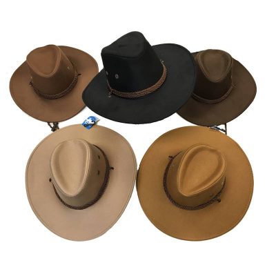 Soft Polyester Fabric Western Hat - Choose from 5 Colors