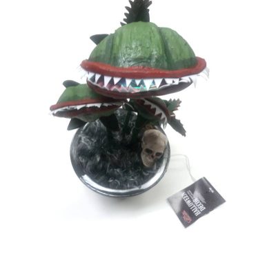14" Battery-operated Horror Shop Plant Prop with lights and sound.