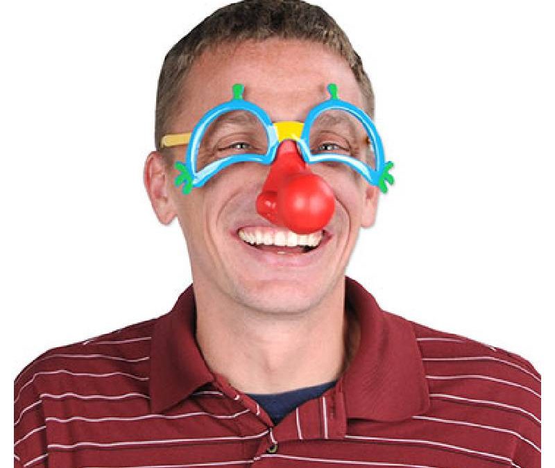 Clown Glasses w Nose