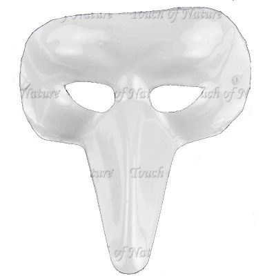 White Plastic Bird Mask