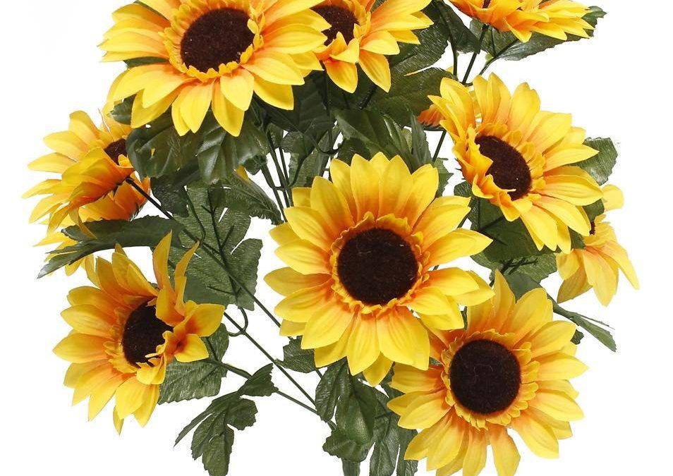 Silk Sunflower Bush