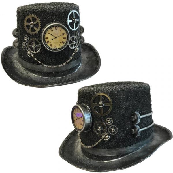 Silver Steampunk Hat