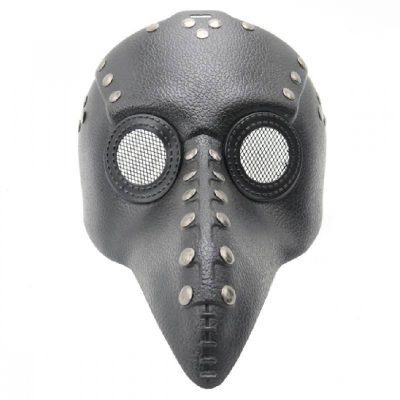 plague doctor mask with net eyes