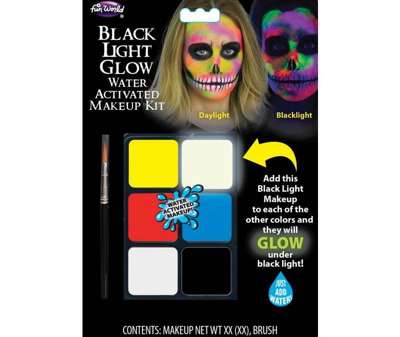 Black Light Glow Water Activated Makeup Kit