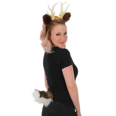 Plush Perky Deer Tail