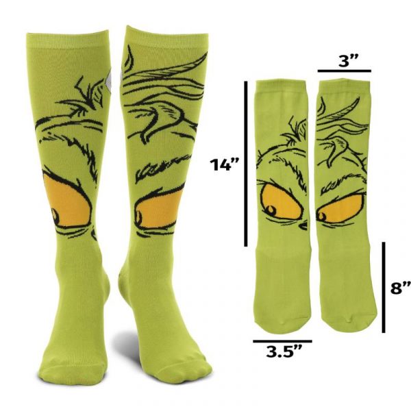 Dr. Seuss® The Grinch Socks Officially Licensed Cappel's
