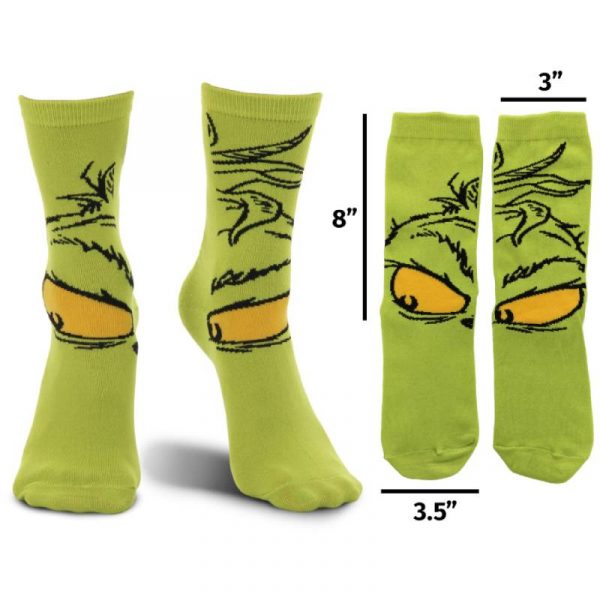 Dr. Seuss® The Grinch Socks Officially Licensed Cappel's