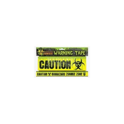 20' Biohazard Zombie Zone Party Tape