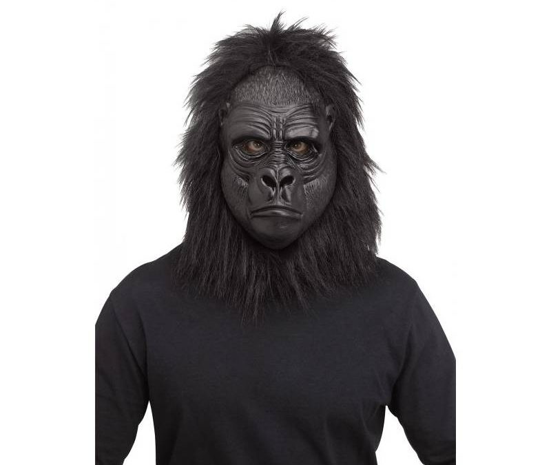 Gorilla Mask w Plush Fur
