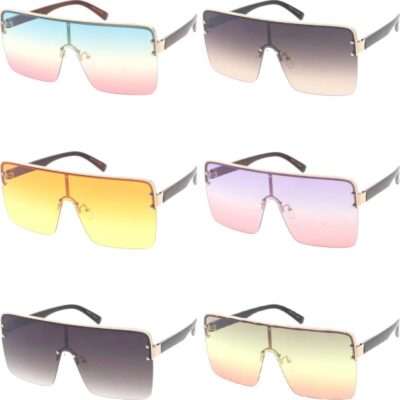 Angle Cut Shaded Lens Sunglasses