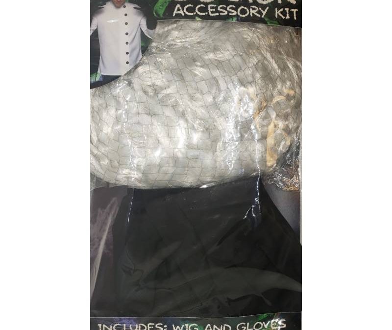 Mad Doctor Wig and Gloves Accessory Kit